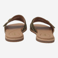 Clarks Maritime Mule - Green/ Olive - Side view