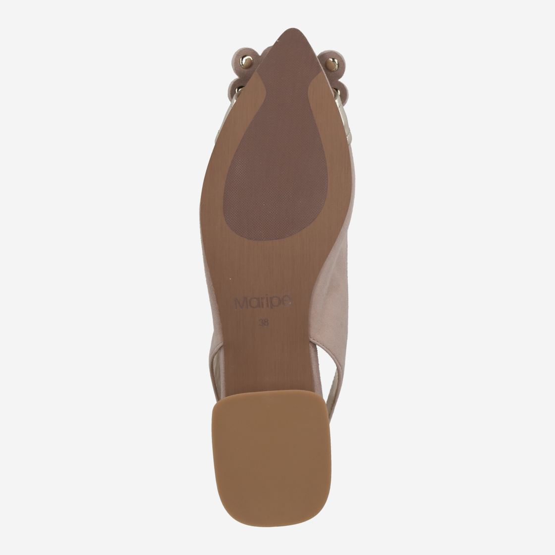 Maripé MONICA - Beige / Gold - Top view