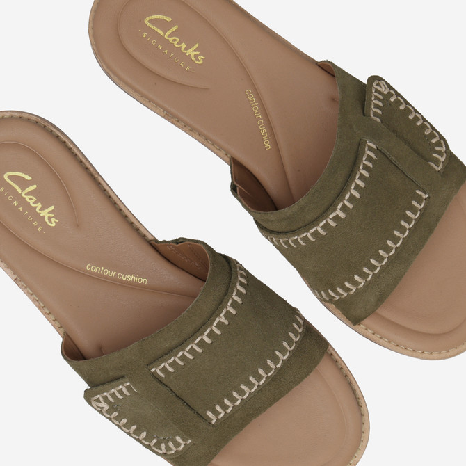 Clarks Maritime Mule - Green/ Olive - Special image
