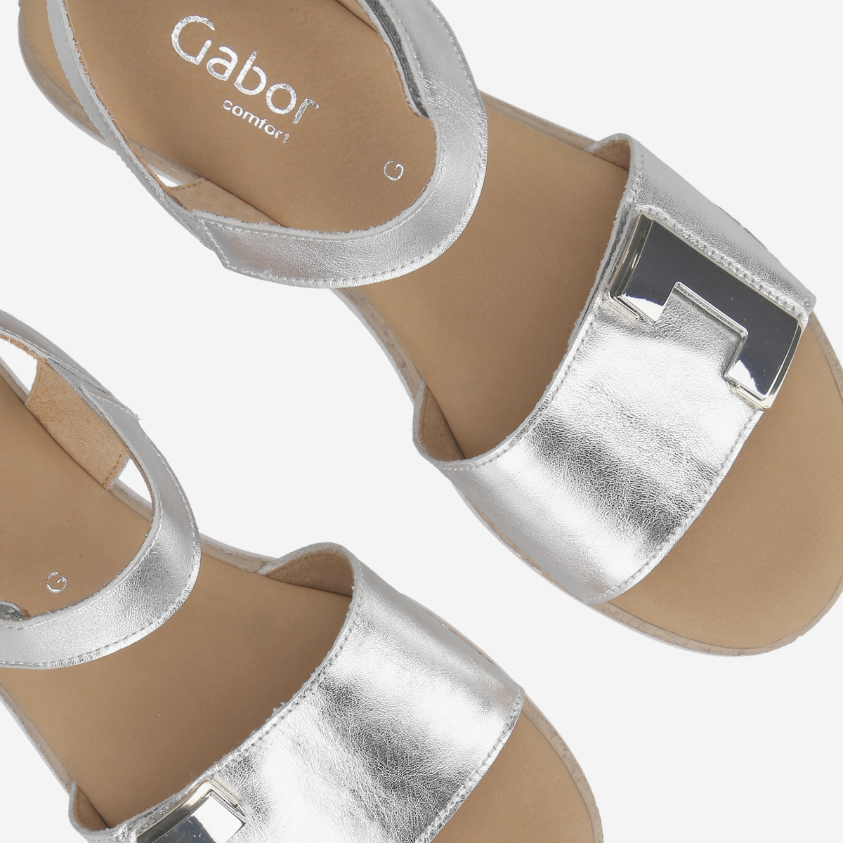 Gabor silver sandals on sale