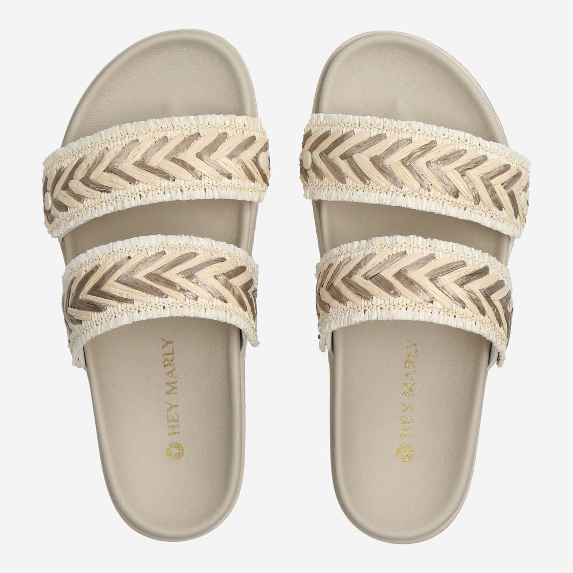 Hey Marley BEACH LINES - Cream / Shell / Natural - Sole