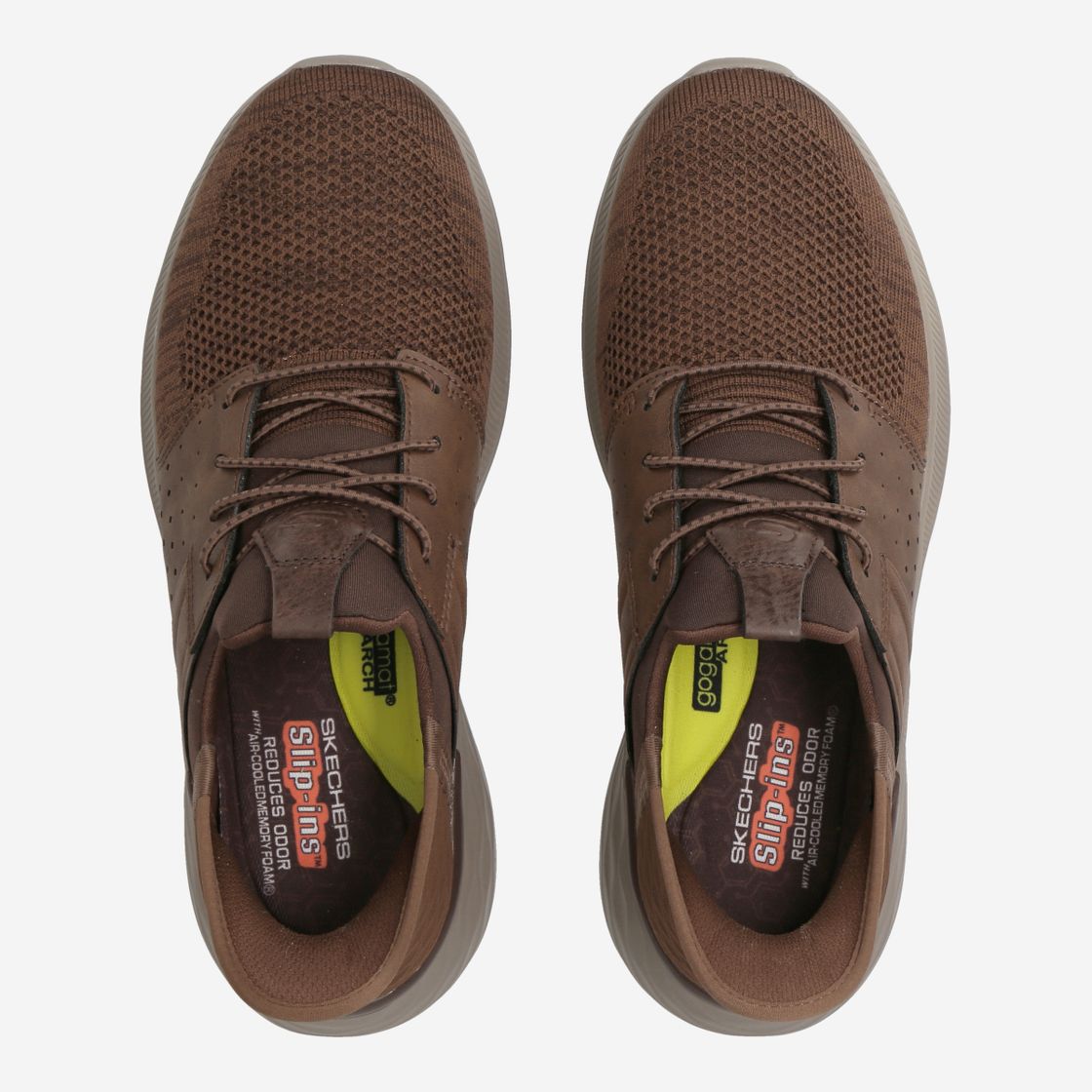 Skechers GARNER - Brown - Back view