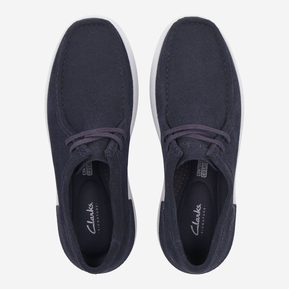 Clarks Courtlite Seam - Blue - Back view