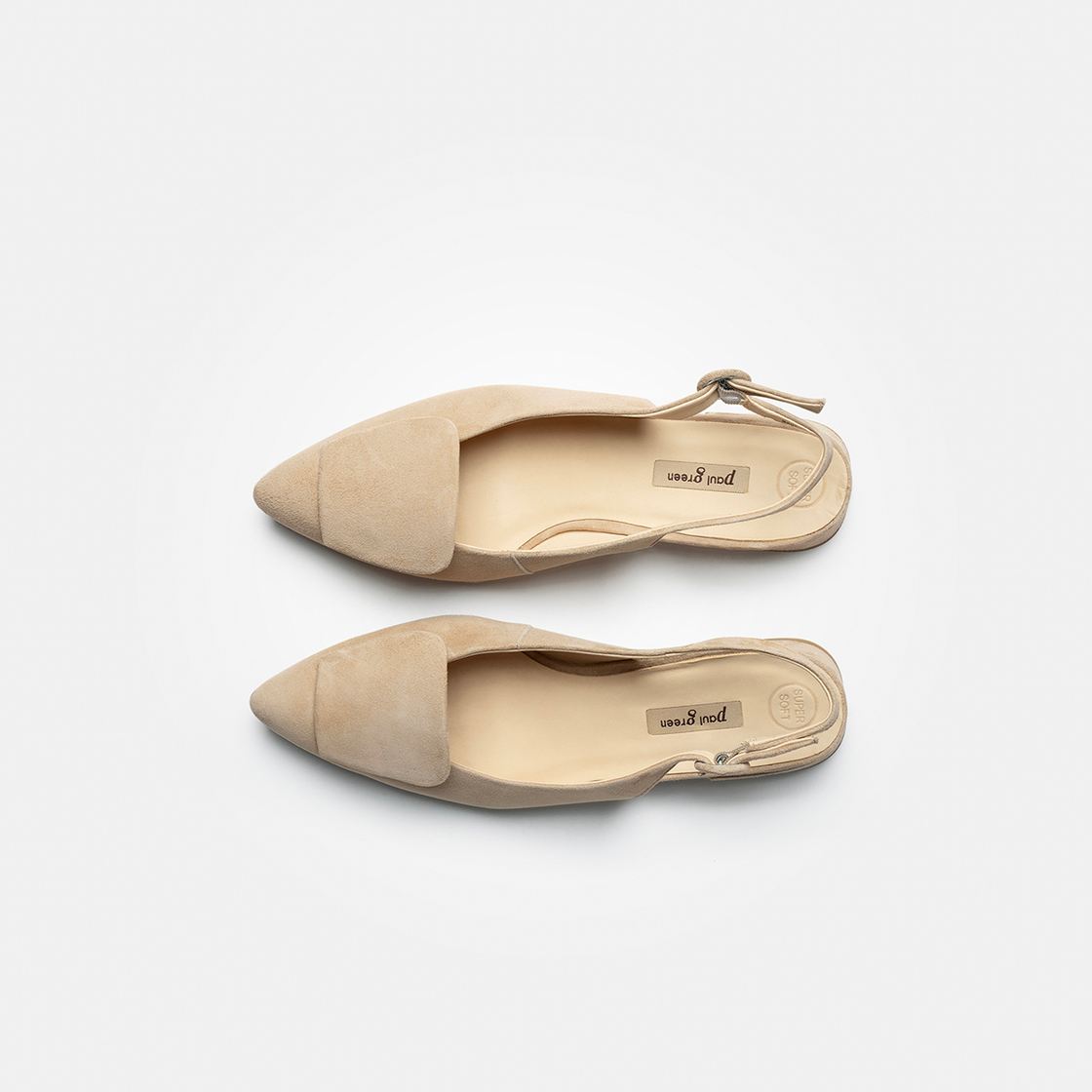 Paul Green 6090-025 - Beige - Back view