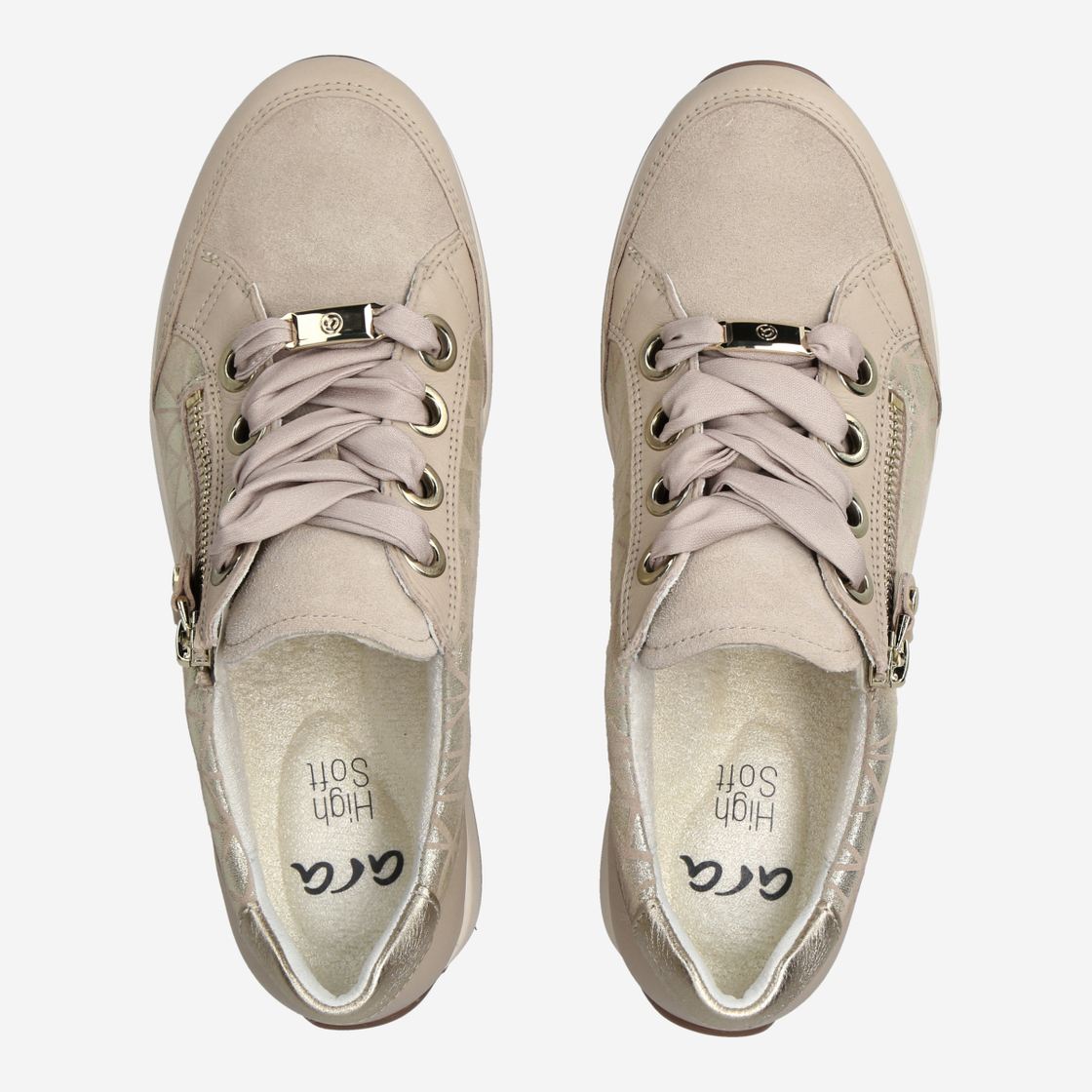 Ara OSAKA-HIGHSOFT - Beige, metallic - Sole