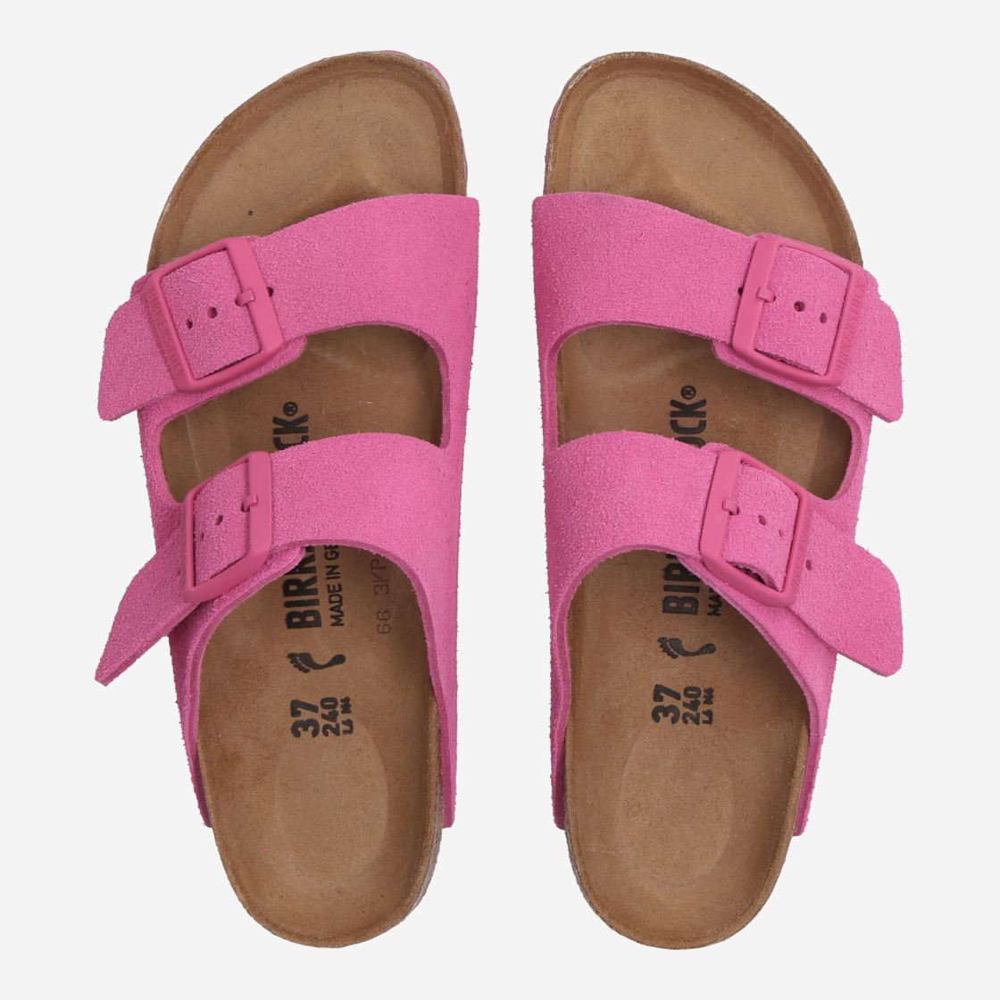 birkenstock ARIZONA - Pink / Fuchsia - Back view