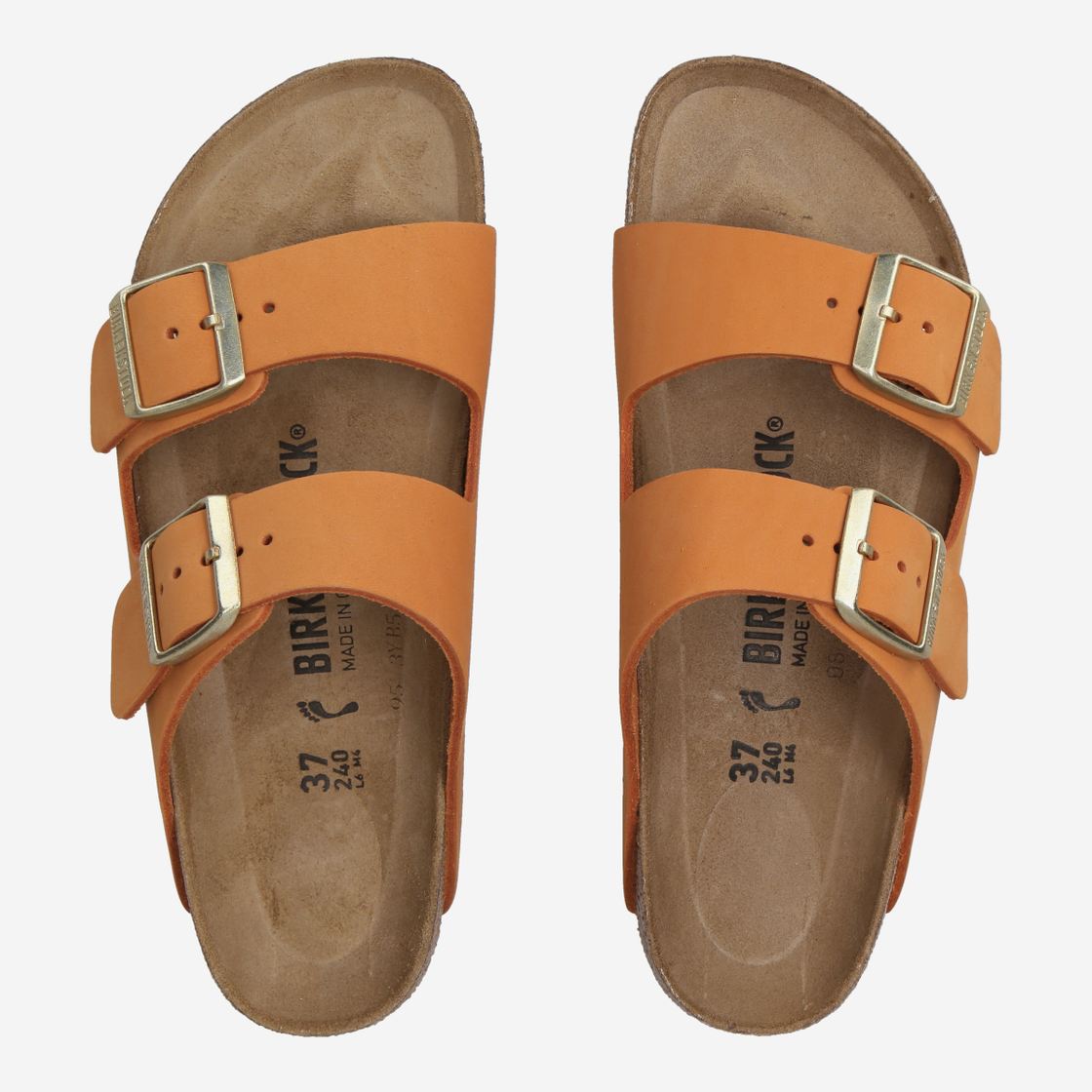 birkenstock ARIZONA - Burnt Orange - Back view