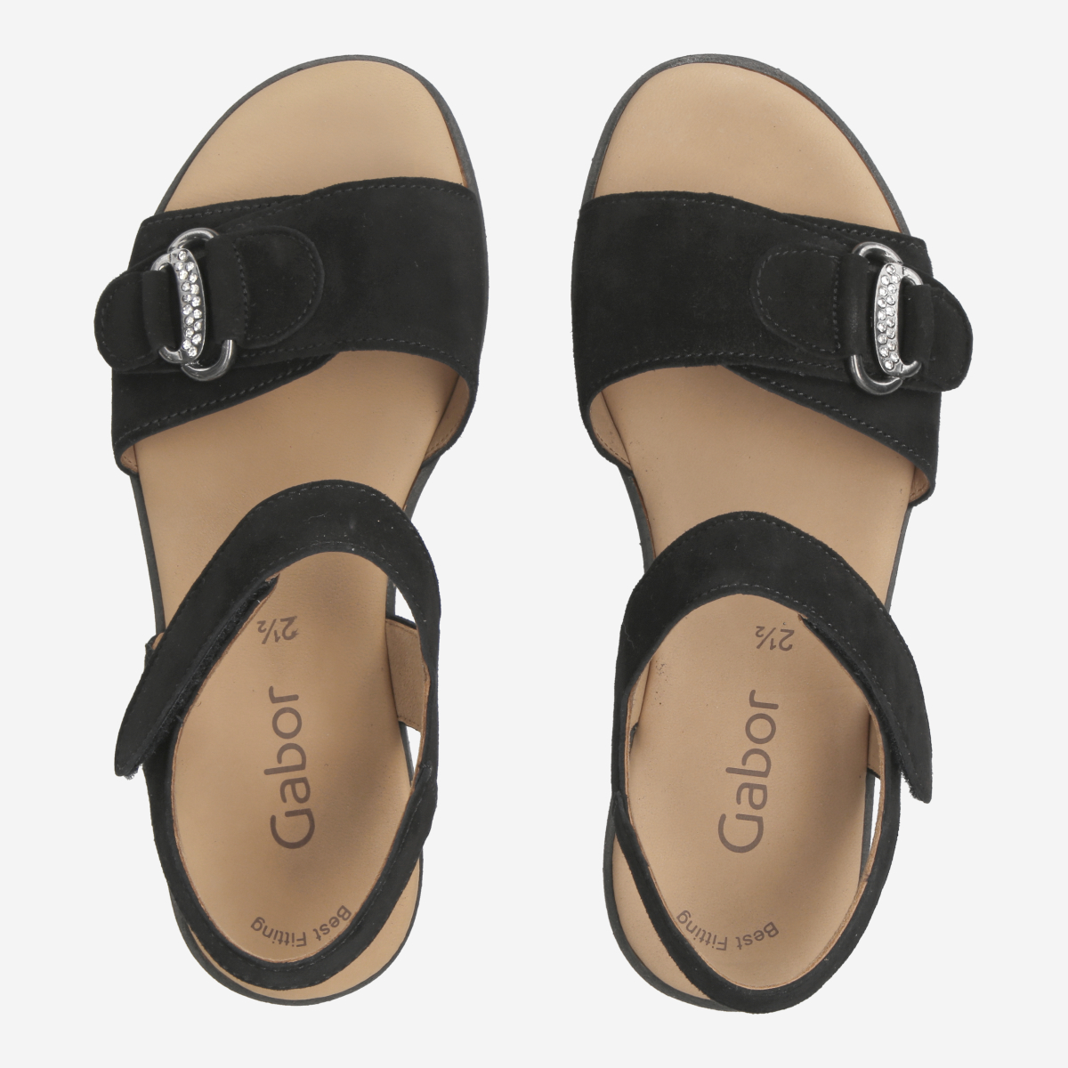 Gabor 44 554 17 Sandaletts In Black Buy Online Gabor 44 554 17 Sandaletts In Black Buy Online