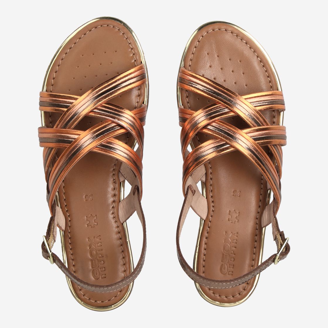 Geox SOZY PLUS - Brown,metallic - Sole