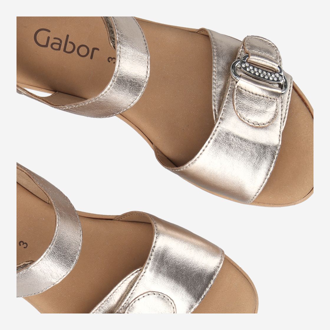 Gabor 44.554 - Powder/ champagne/ metallic - Back view