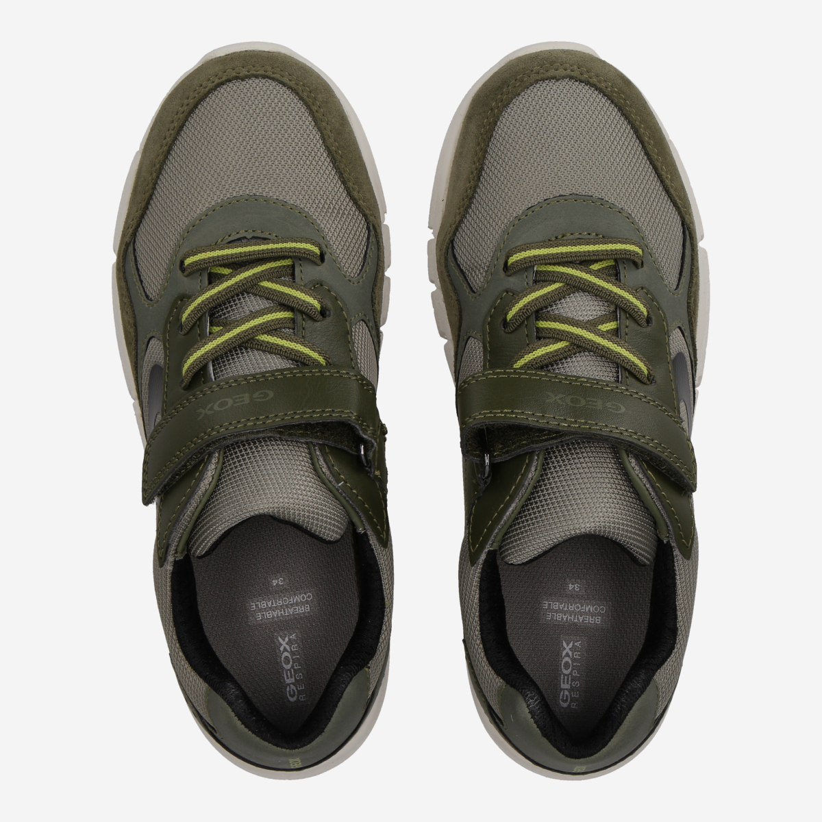 Geox FLEXYPER Sneakers in millitary green buy online