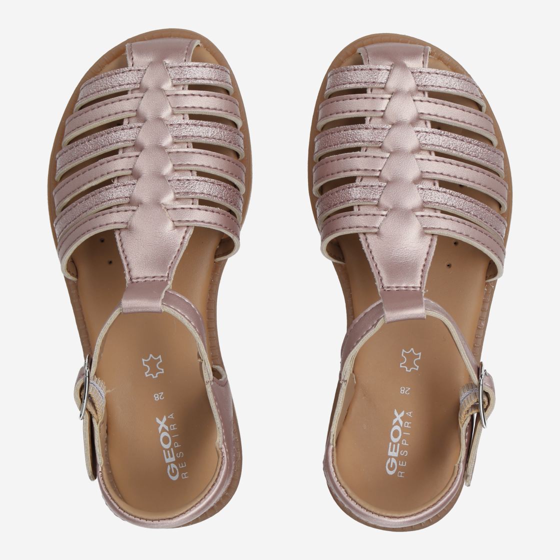 Geox KARLY GIRL - Rosé/ Gold - Sole