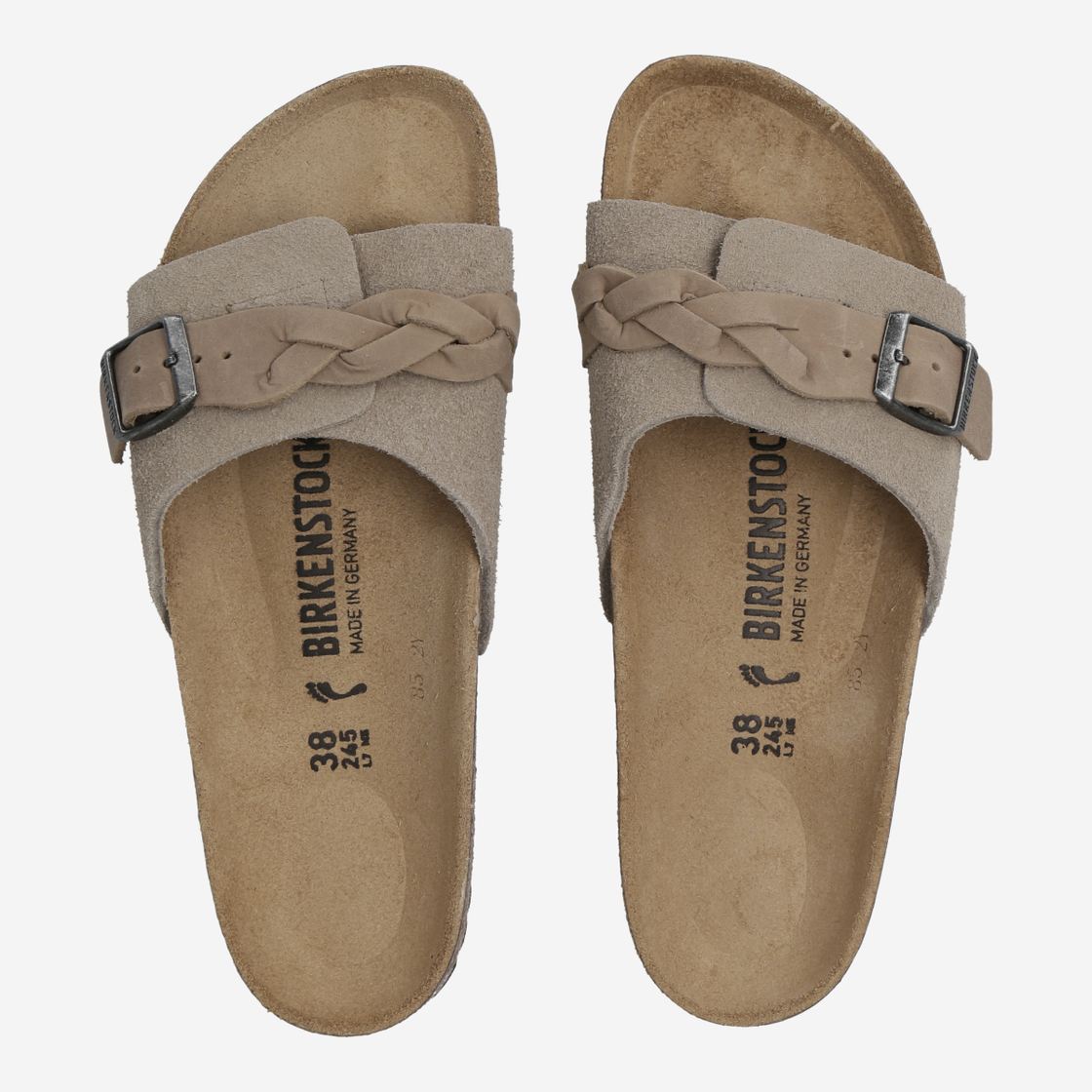 birkenstock PULA BRAIDED - Beige - Sole