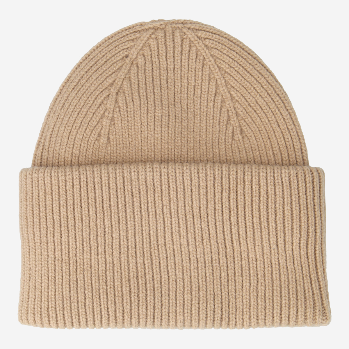 INUIKII 42020-020 BEIGE RIBBED WOOL BEANIE Hats & Scarfs in beige