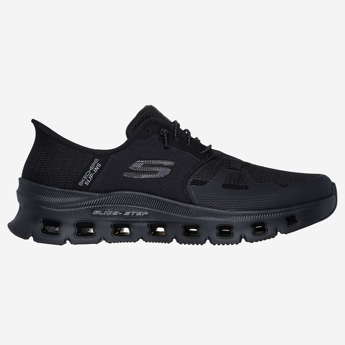 Skechers GLIDE-STEP - Black - Rear view