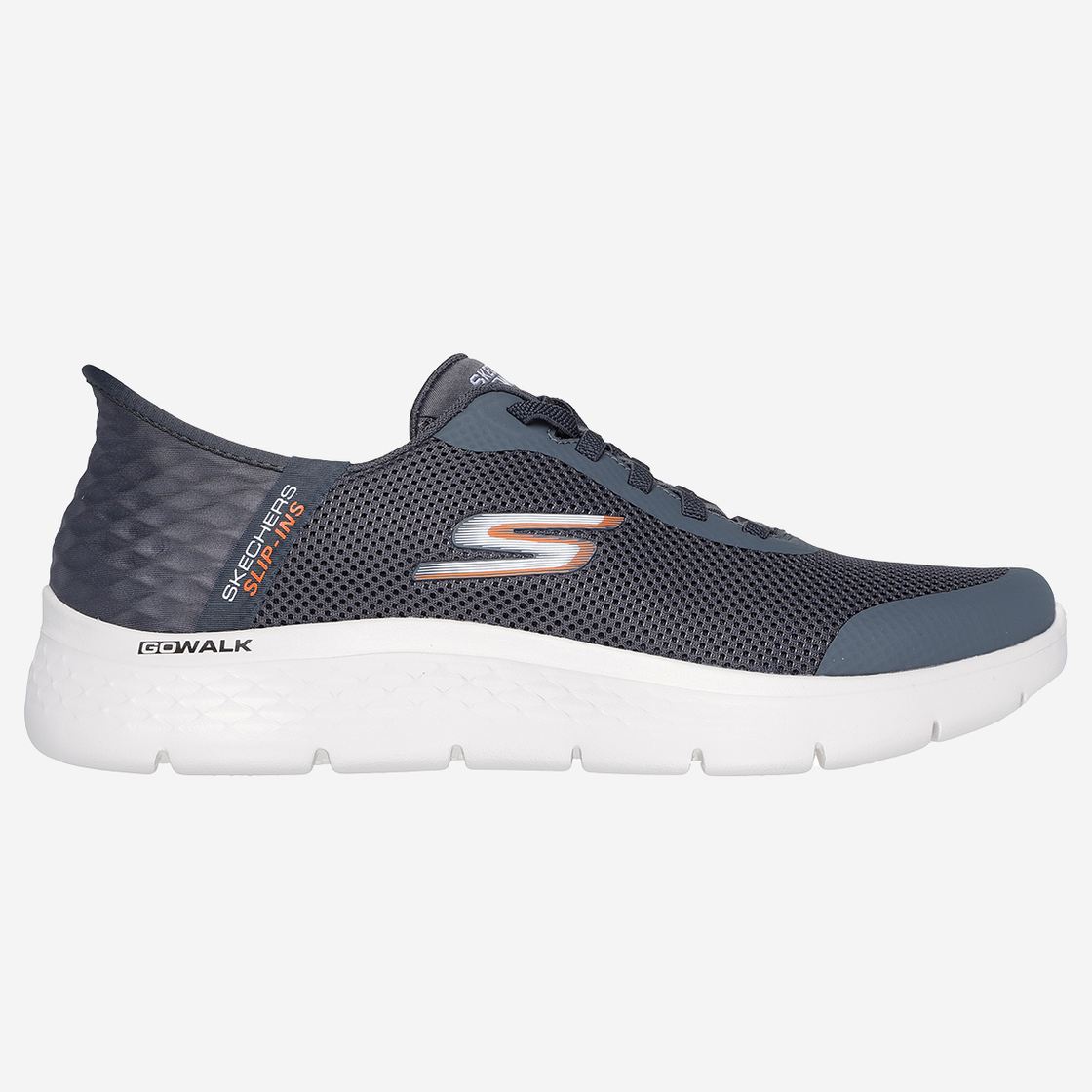 Skechers GO WALK FLEX - Gray - Side view