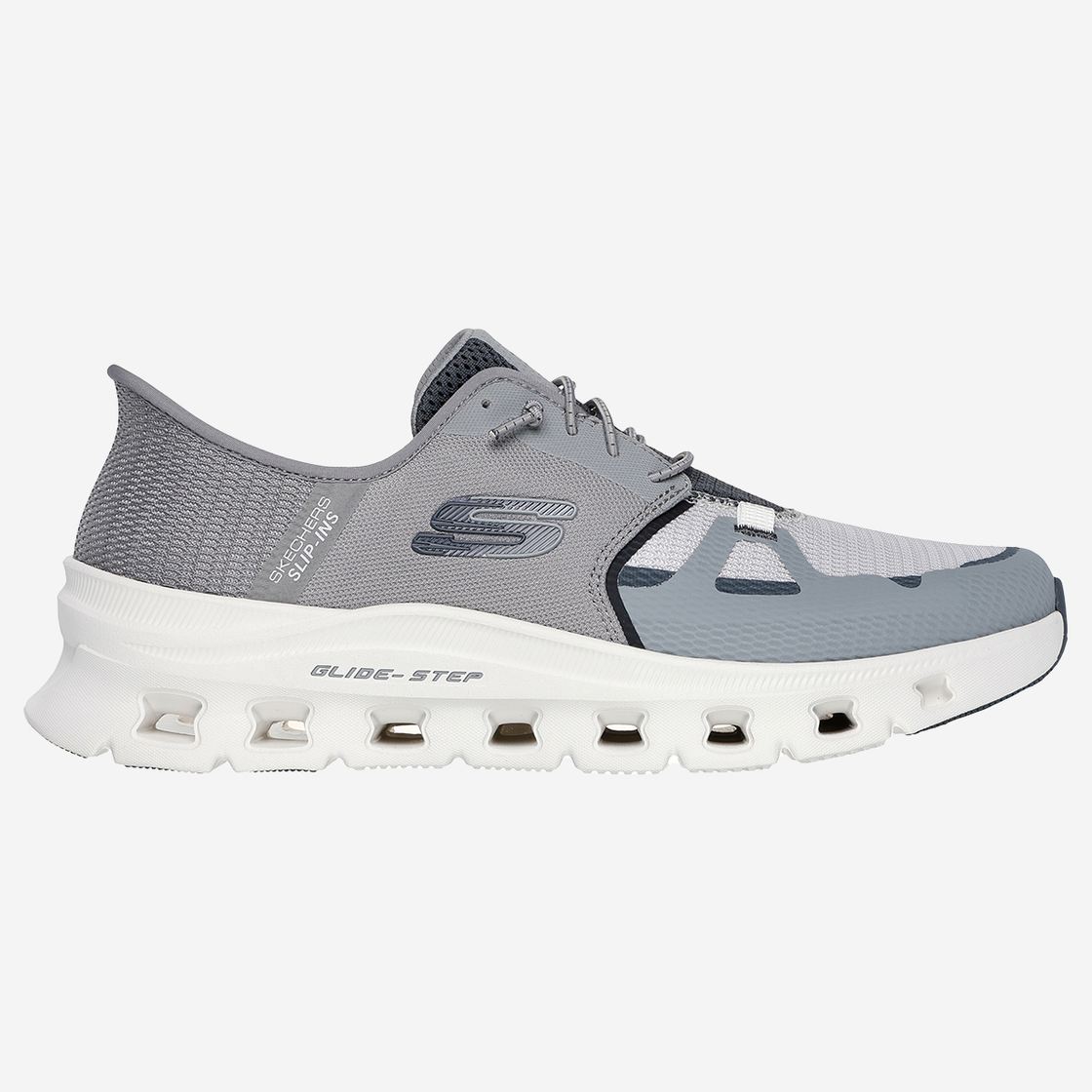 Skechers GLIDE-STEP - Gray - Rear view