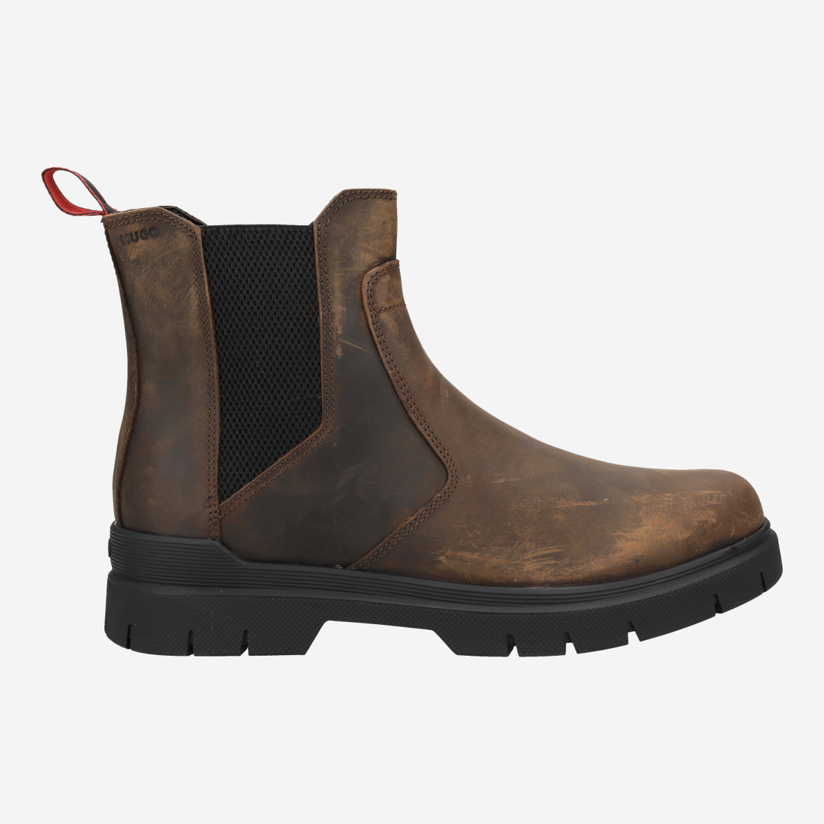 HUGO Ryan Cheb Chelsea Boots in brown buy online