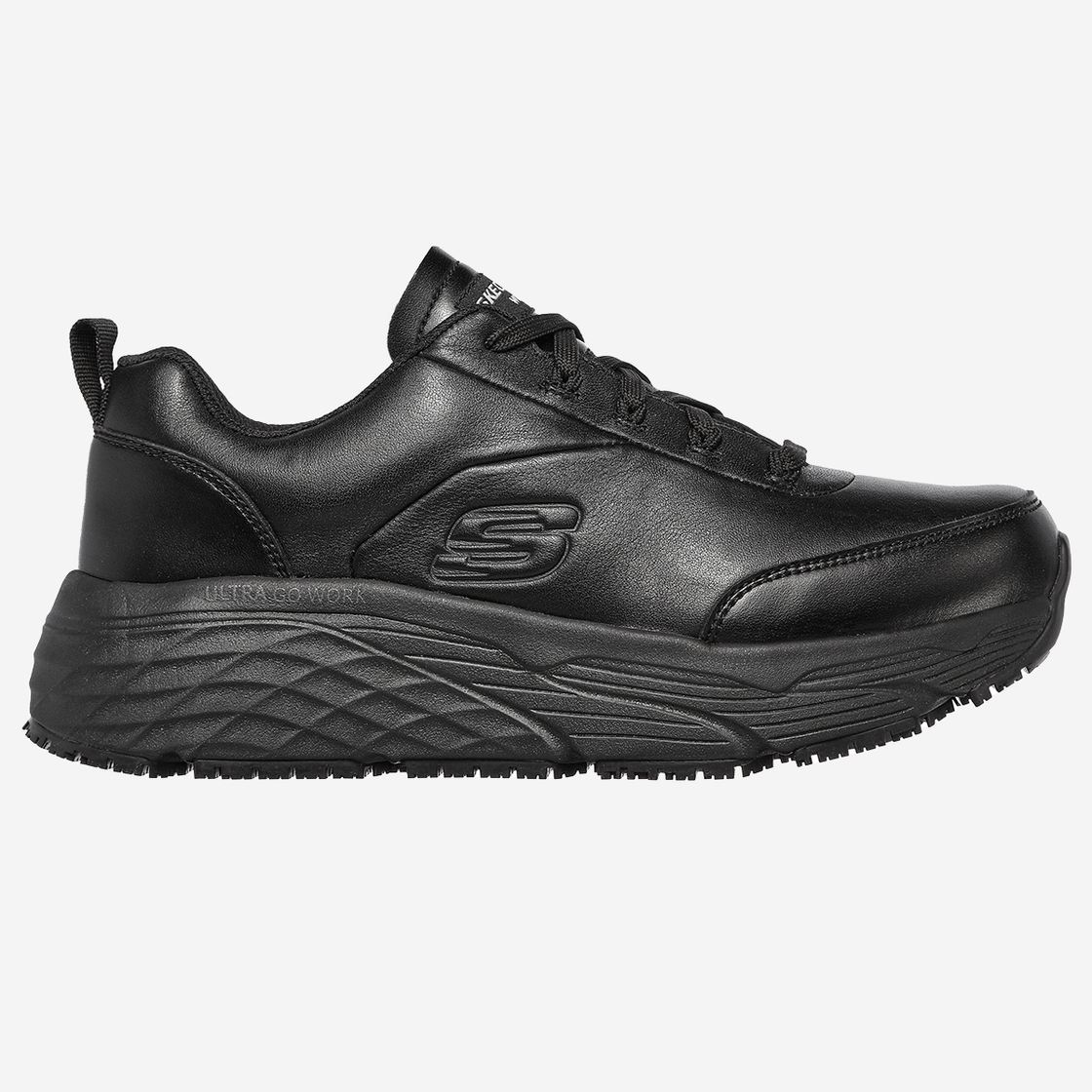 Skechers MAX CUSHIONING ELITE SR - Black - Rear view