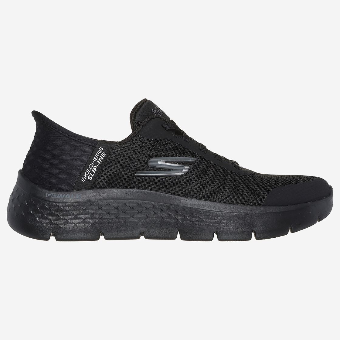 Skechers GO WALK FLEX - Black - Side view