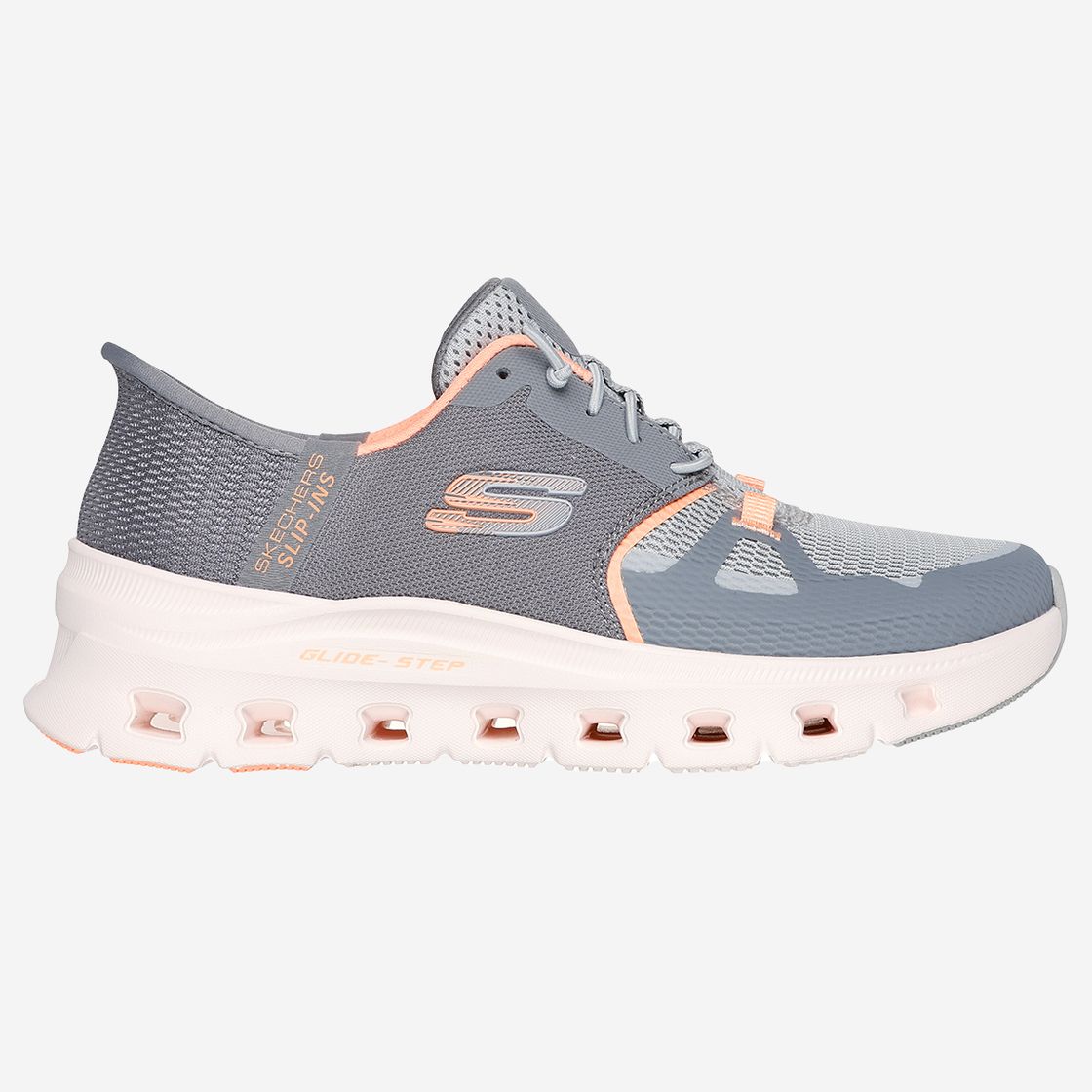 Skechers GLIDE-STEP - Gray - Rear view