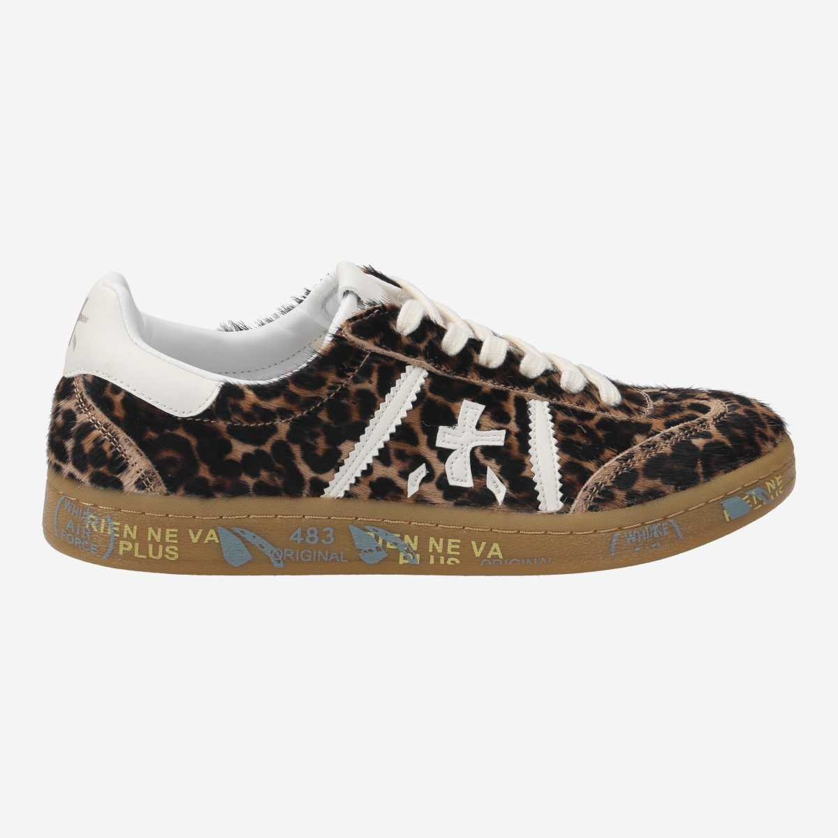 PREMIATA レオパード柄 スニーカー サイズ39 Premiata BONNIE 7032 Sneakers in brown combined buy online