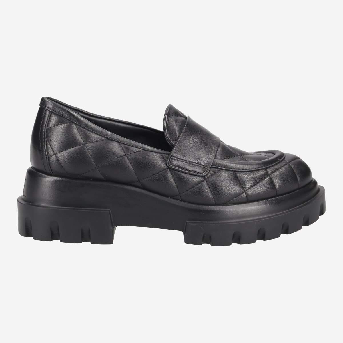 AGL CELESTE MATELASSE Slippers & Moccasins in black buy online