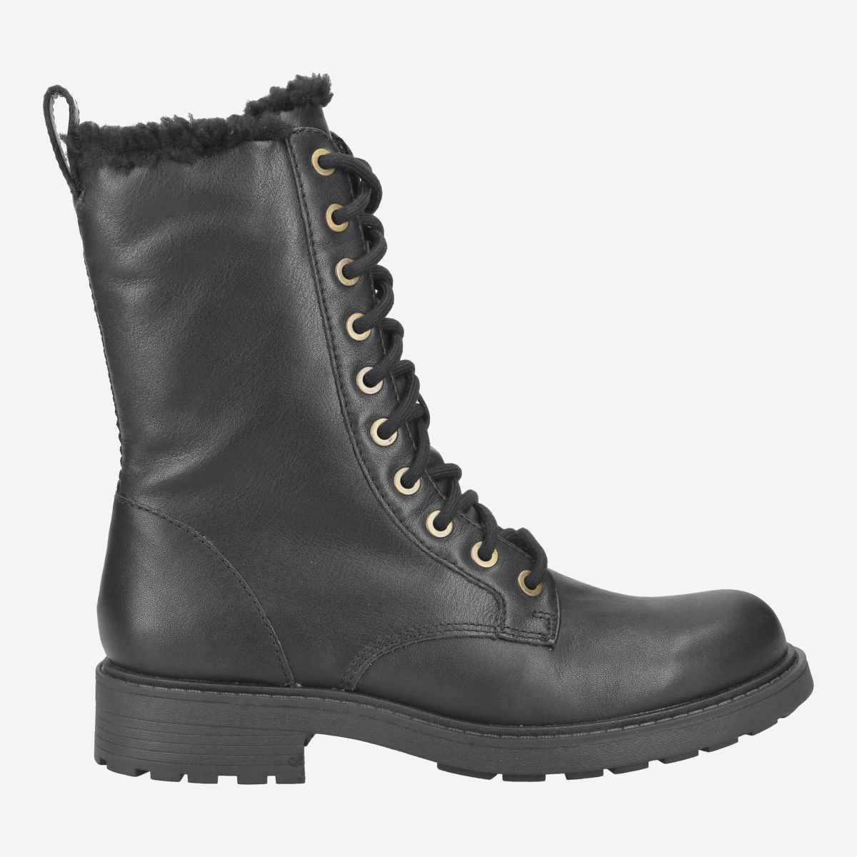 Clarks black lace up boots online