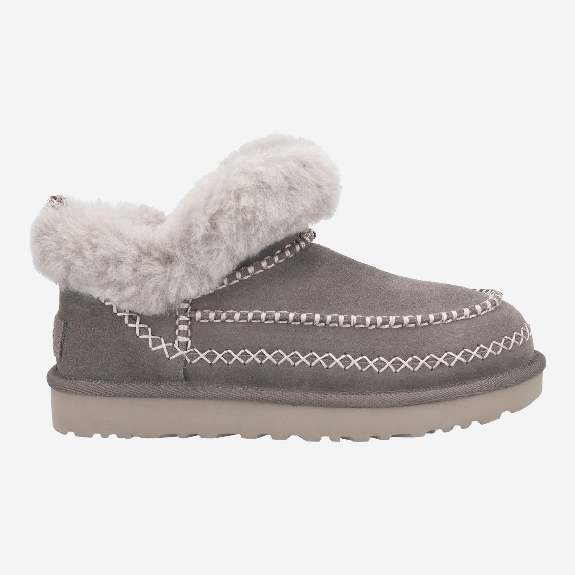 UGG australia CLASSIC ULTRA MINI ALPINE - Gray - Back view