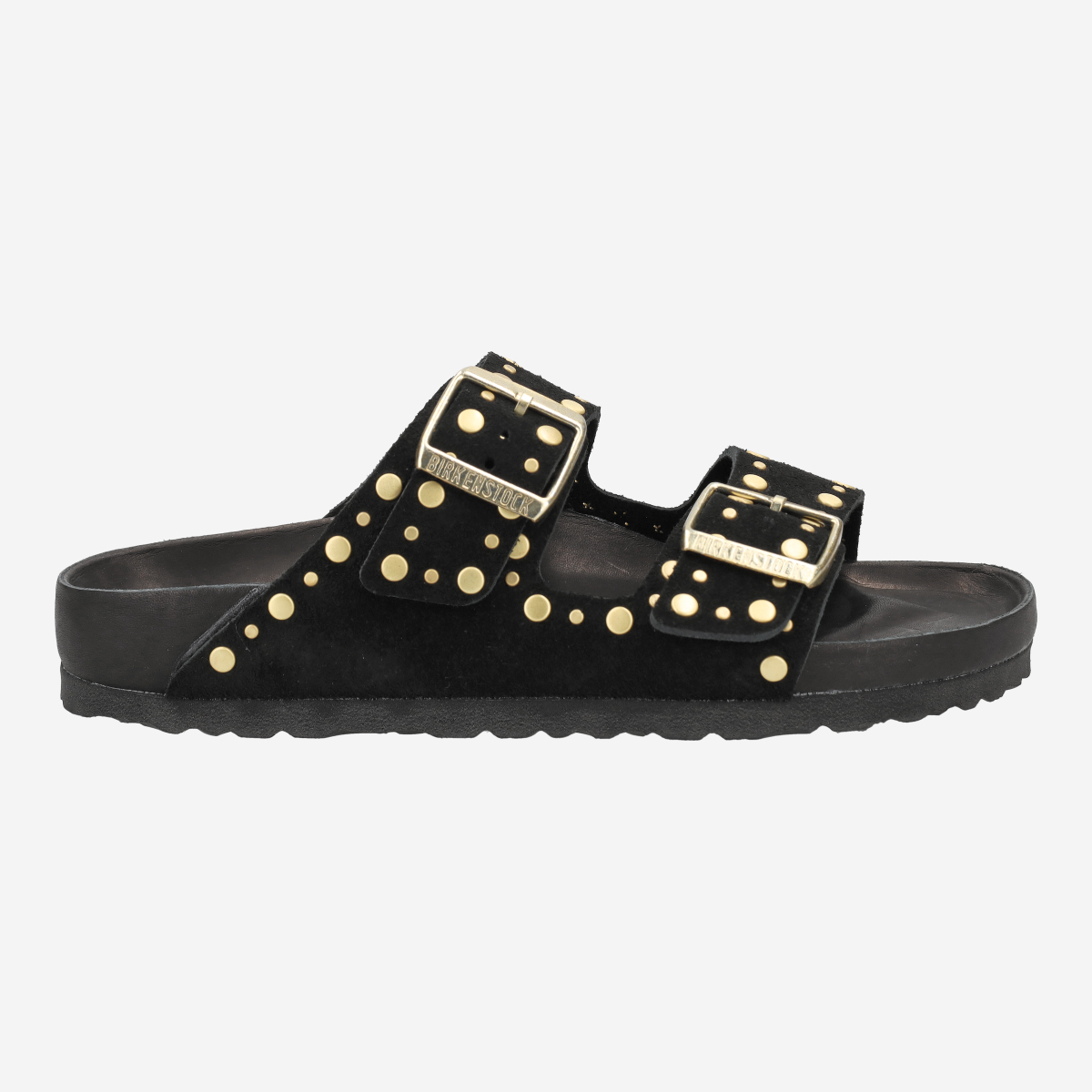 Arizona Rivets Suede Leather Dark Rust | BIRKENSTOCK