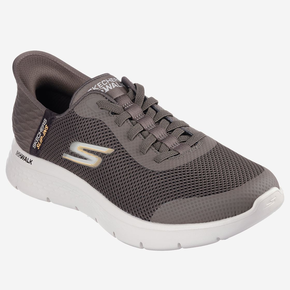 Skechers GO WALK FLEX - Brown - Side view