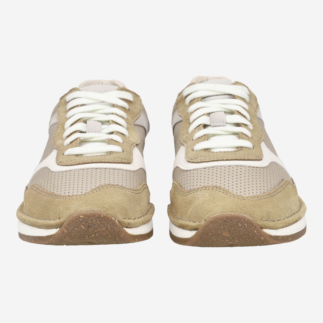 Clarks CraftRun Tor - Beige - Front view