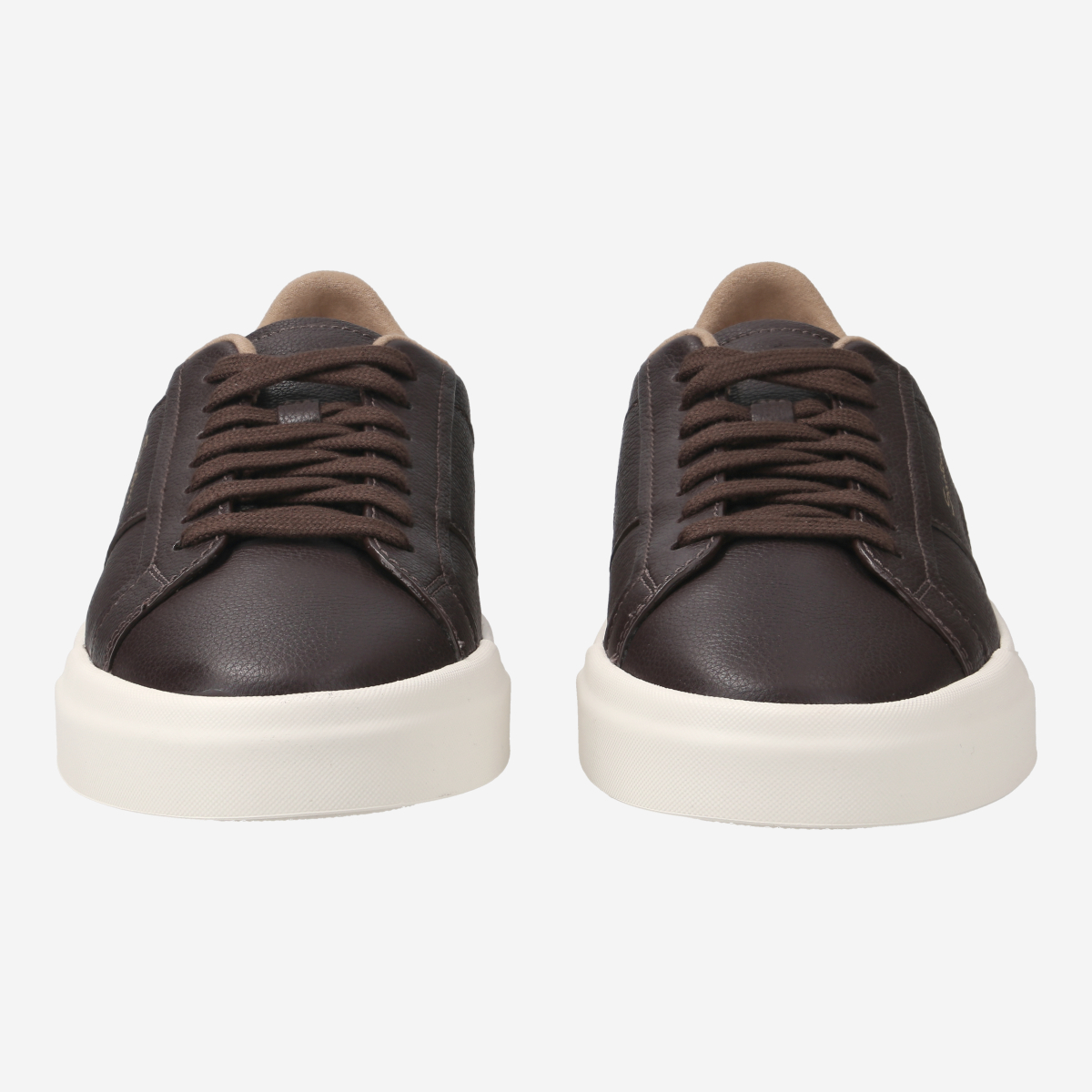 スニーカー SANTONI Men Sneakers MBGT21967PNNTSIWT50 Brown Santoni - Gont50 Dark Brown Leather Sneaker | Mitchell Stores