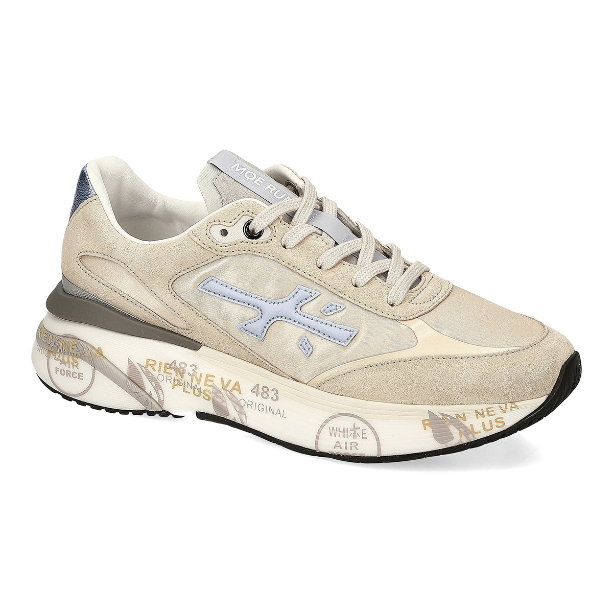 スニーカー Premiata MOERUND SNEAKERS PREMIATA SNEAKERS MOERUND Woman White Lilac Pink