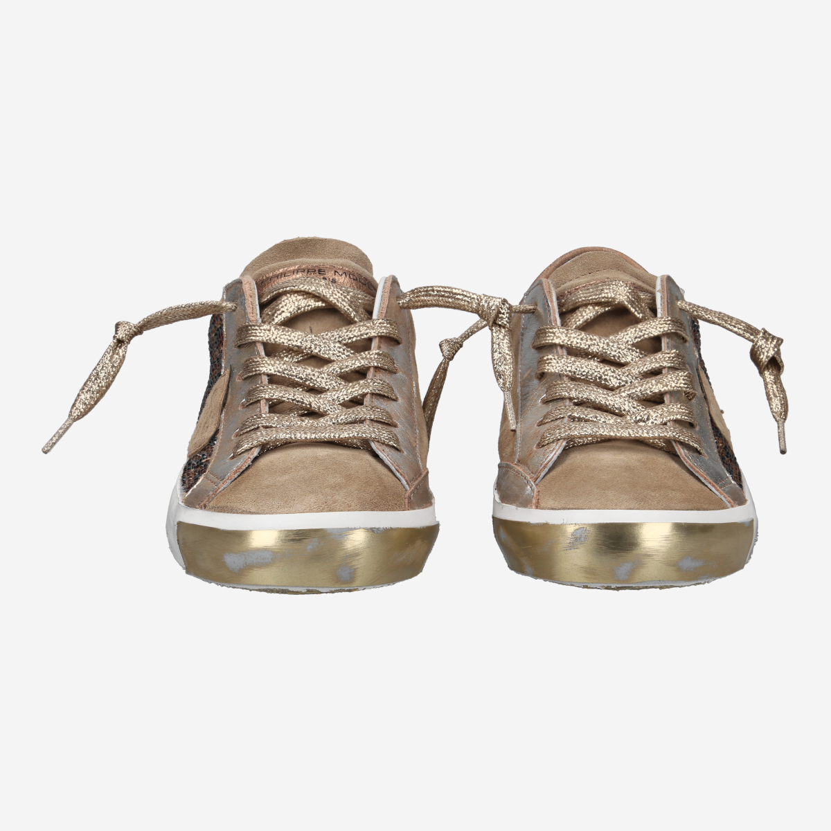 Philippe Model PRSX LOW Sneakers in gold buy online Philippe Model PRSX LOW Sneakers in gold buy online
