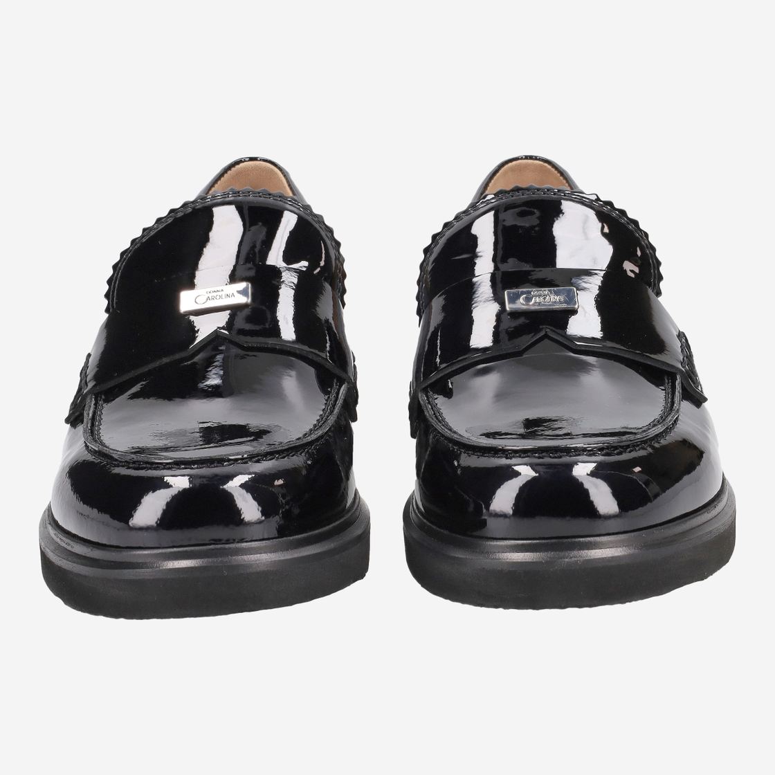 Donna Carolina MARY LOAFER - Black - Front view