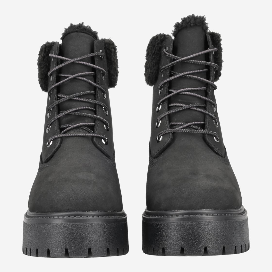 Timberland A2PU6 STONE STREET MID WARM LI - Black - Front view