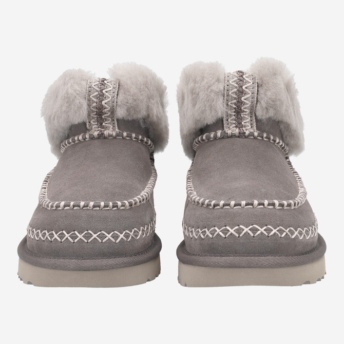 UGG australia CLASSIC ULTRA MINI ALPINE - Gray - Front view