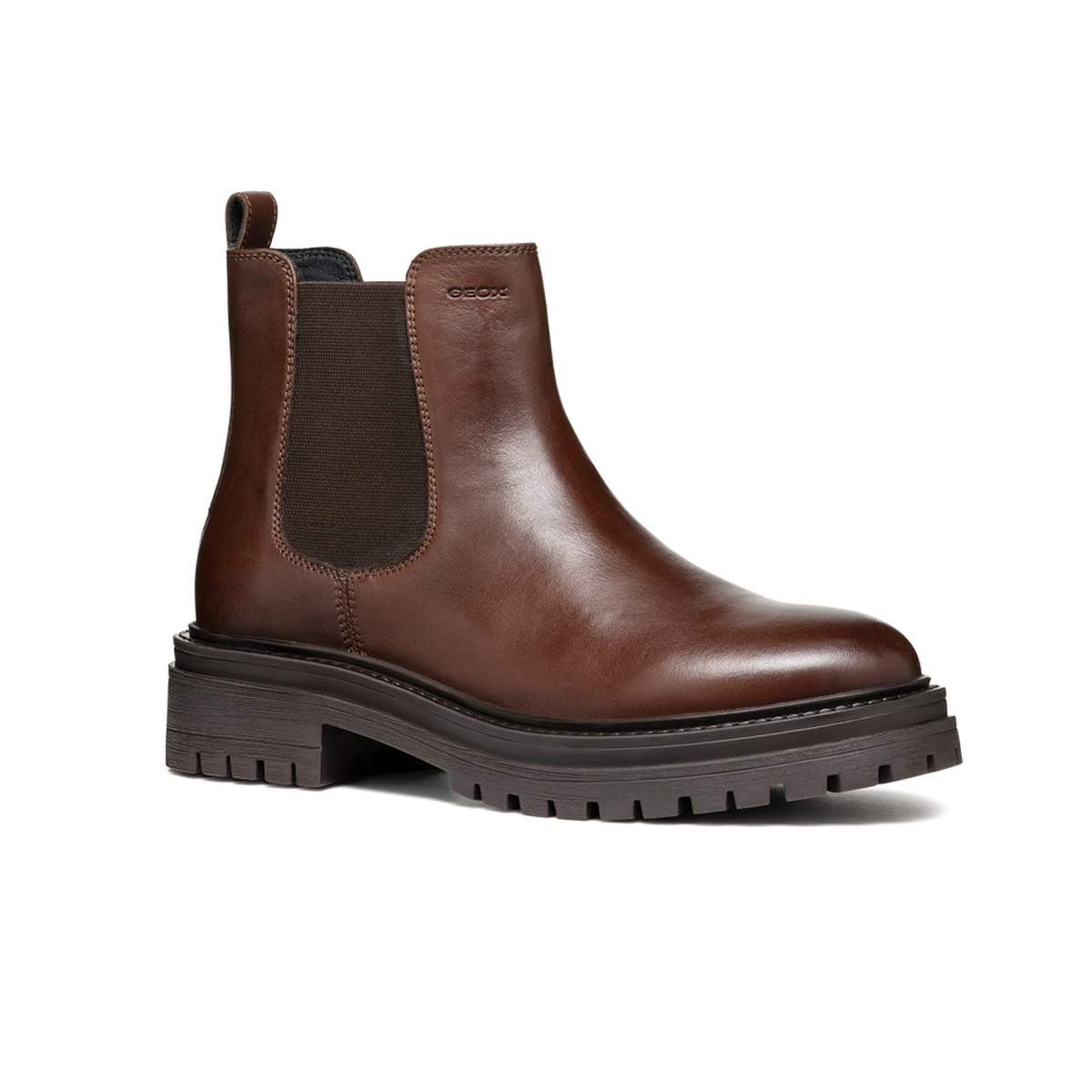 GEOX IRIDEA Chelsea Boots in brown buy online