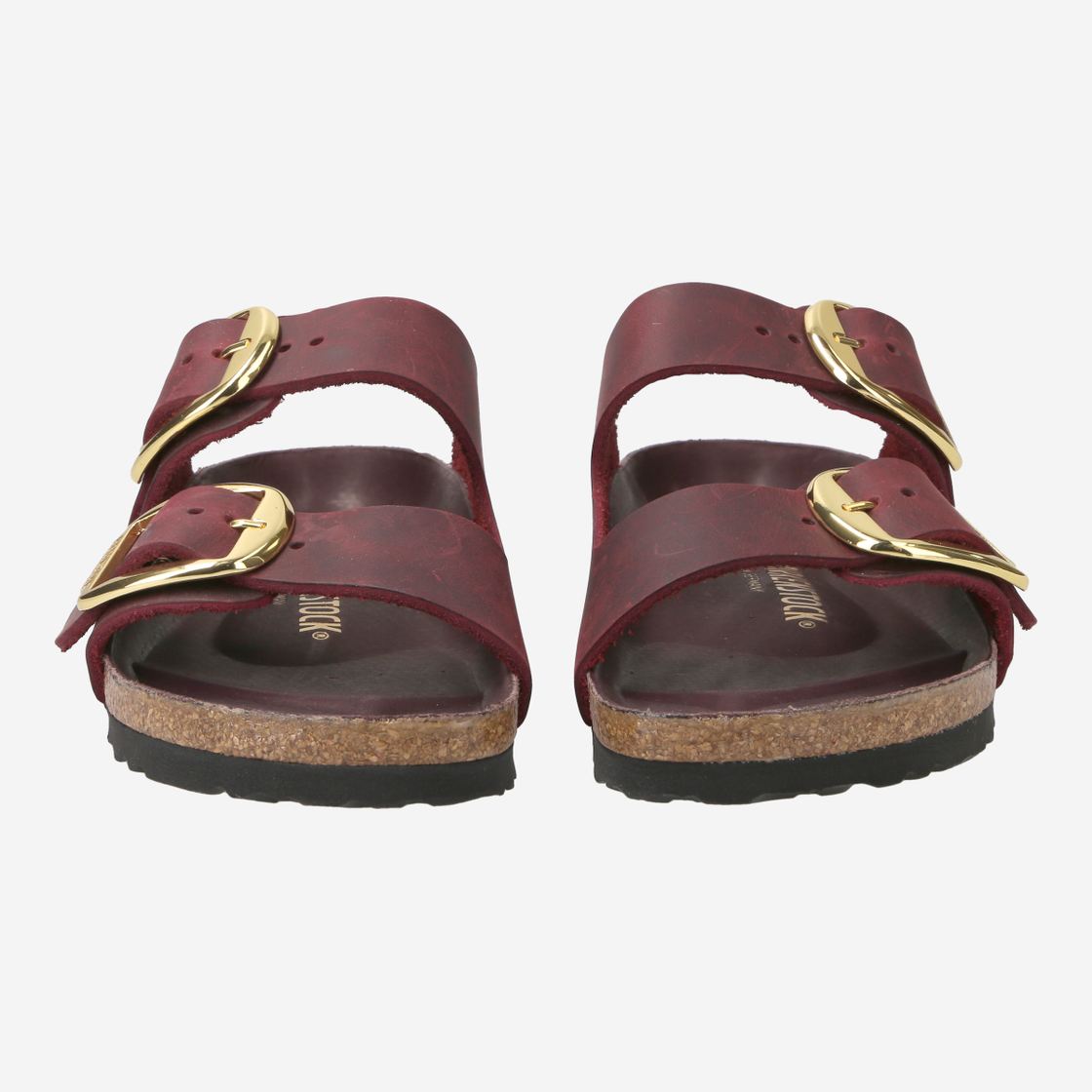 birkenstock ARIZONA BIG BUCKLE - Brown - Front view