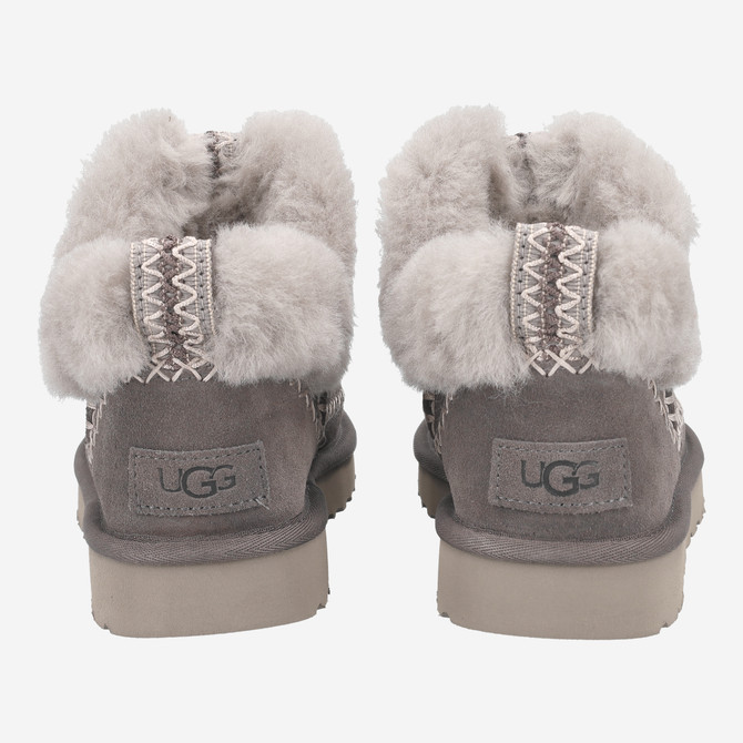 UGG australia CLASSIC ULTRA MINI ALPINE - Gray - Side view