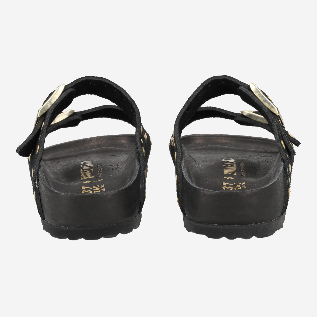 Arizona Rivets Suede Leather Dark Rust | BIRKENSTOCK