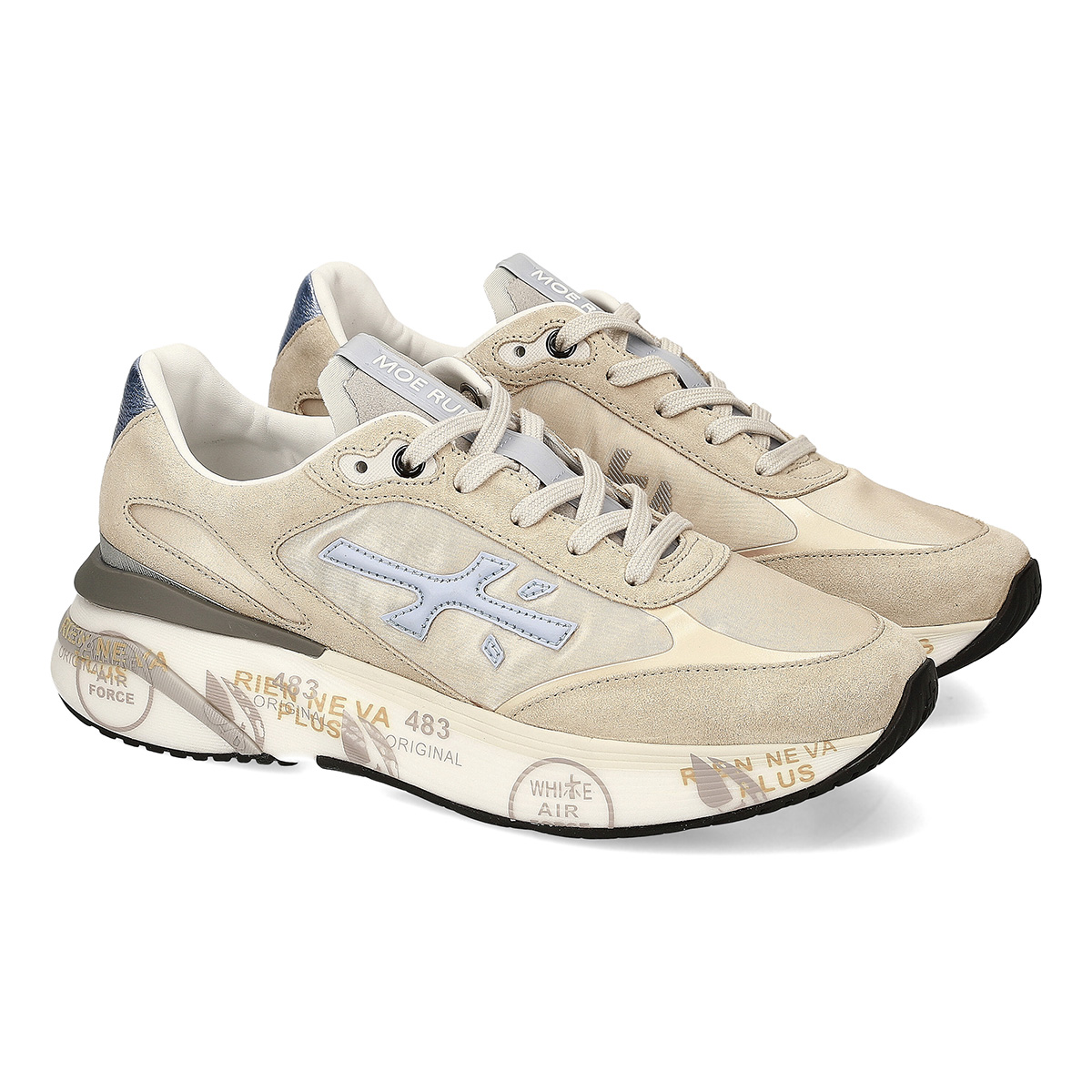 スニーカー PREMIATA MOERUND 7467 - Sneakers with a raised sole Premiata Moe Run sneakers for Men - Black in USA | Level Shoes
