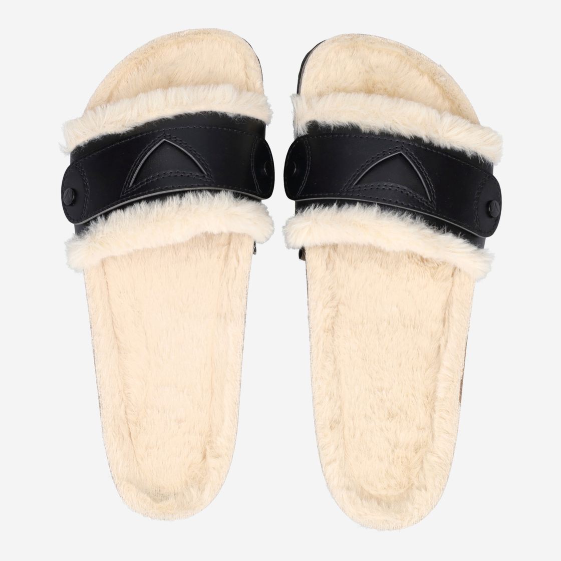 Hey Marley CASUAL CORK FUR - Black - Top view