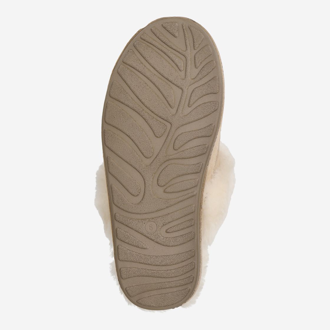 Hey Marley HOUSE SHOE CUSHY - Beige - Top view