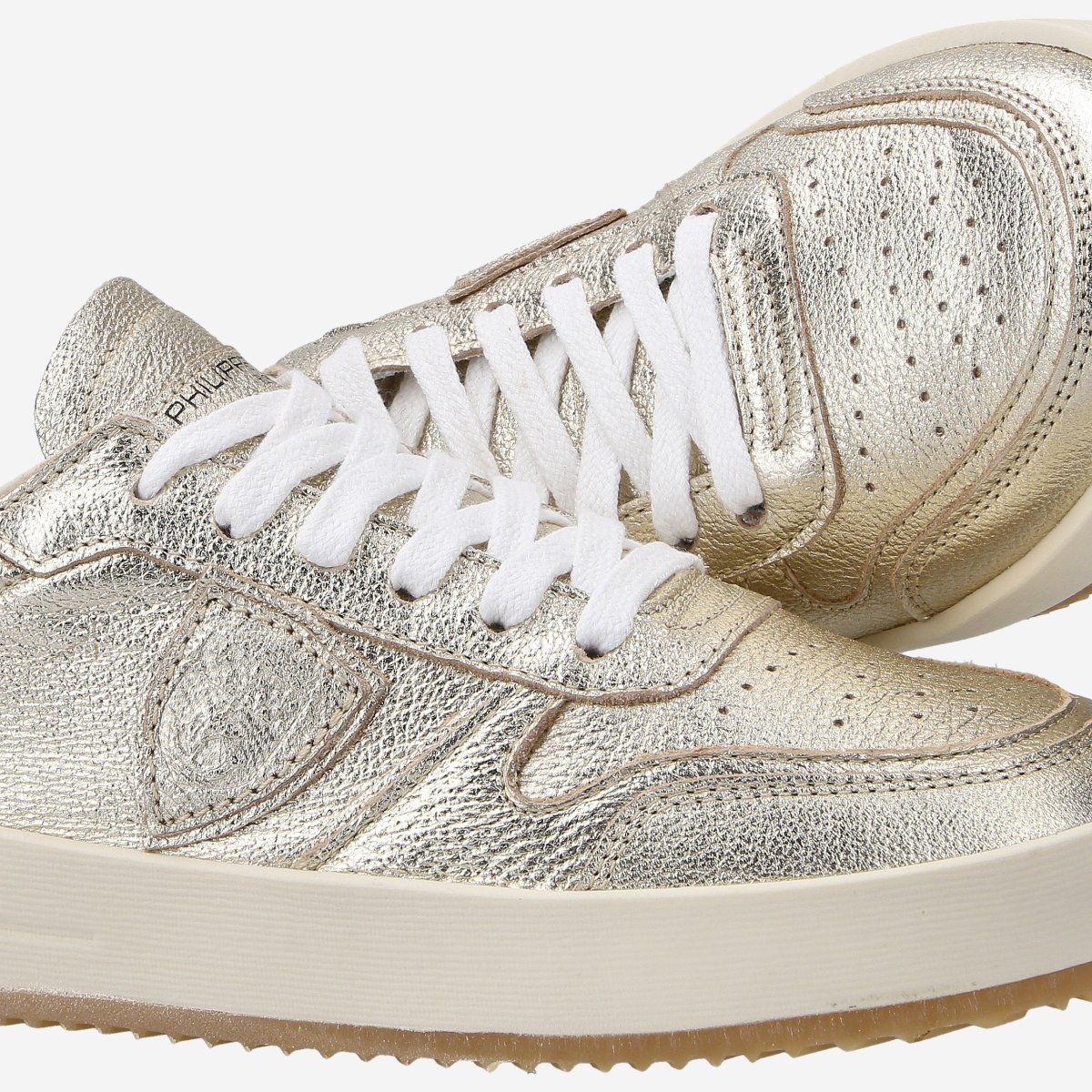 Philippe Model NICE LOW Sneakers in gold metallic buy online