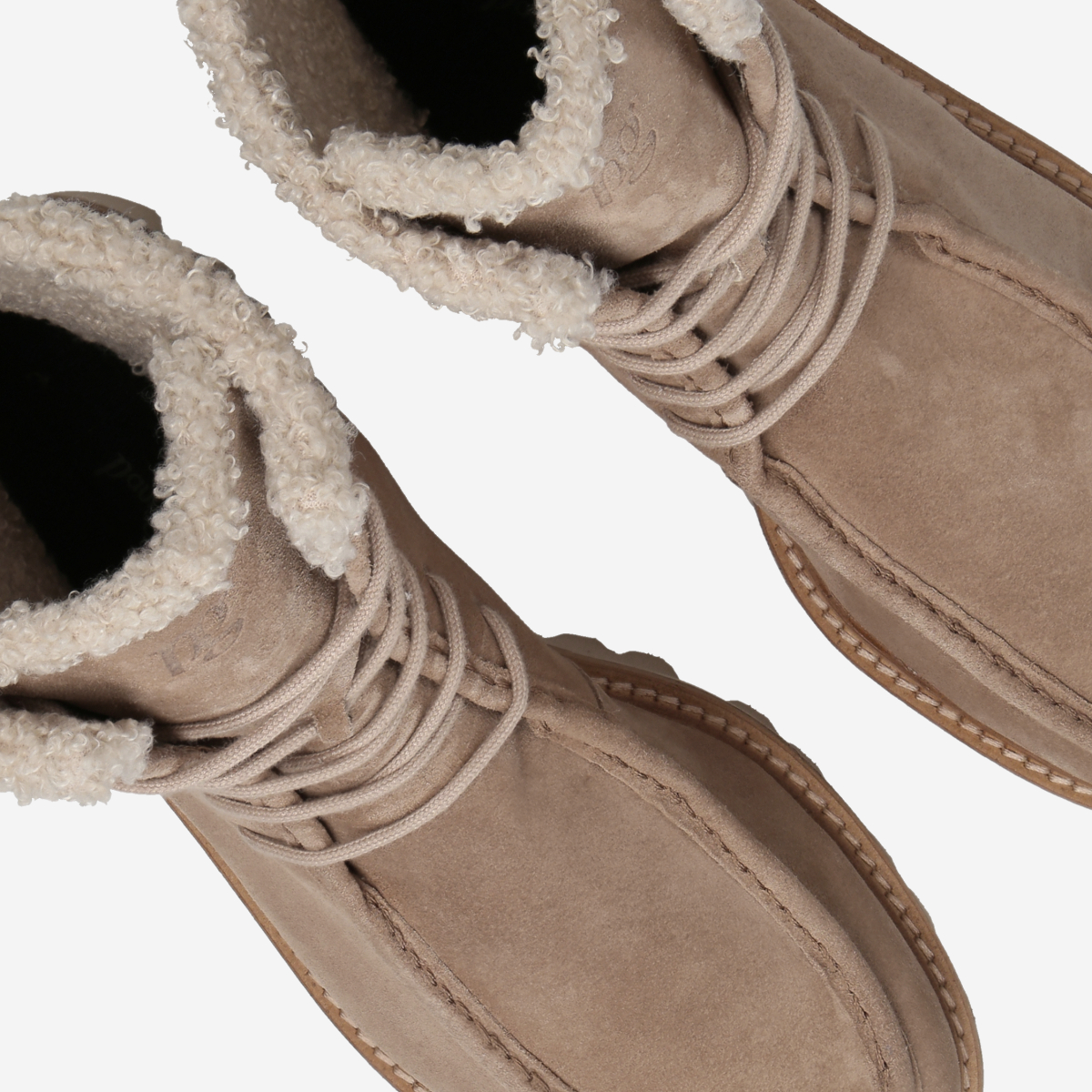 Paul Green 8194-006 Lace-up boots in beige buy online