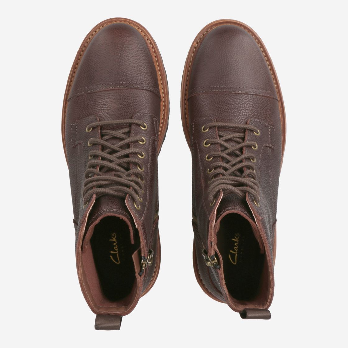 Clarks Clarkridge Hi - Brown, dark sole