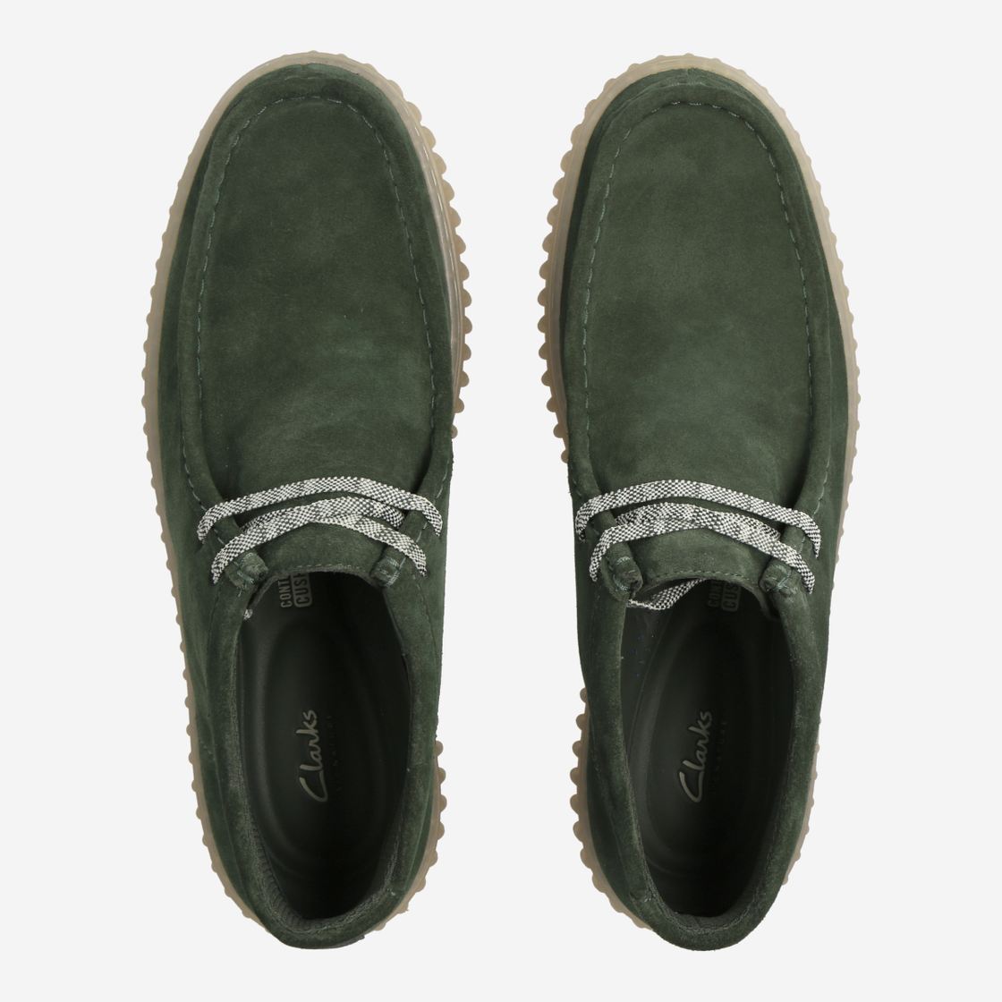 Clarks Torhill Hi - Green, dark - Back view