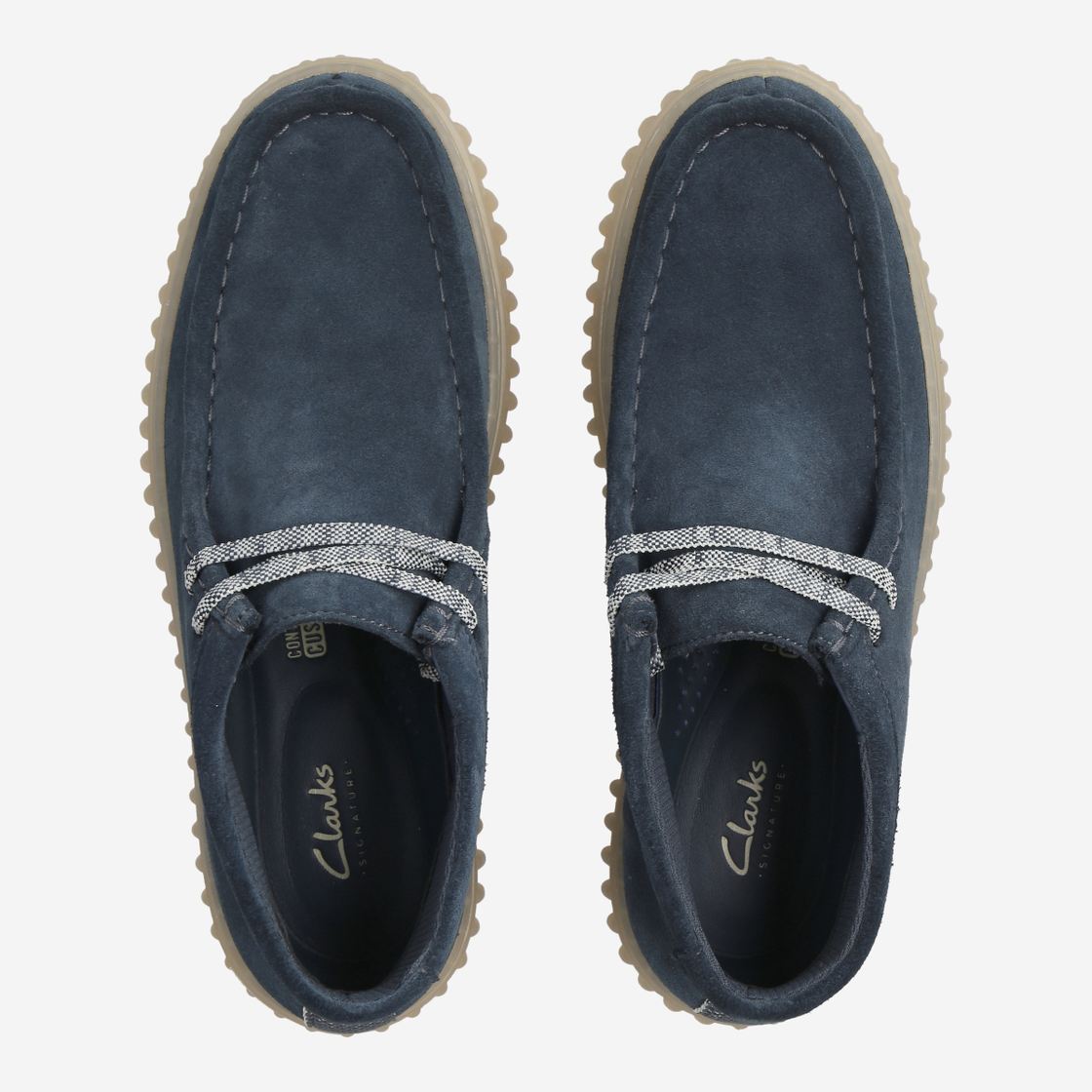 Clarks Torhill Hi - Blue, dark - Back view